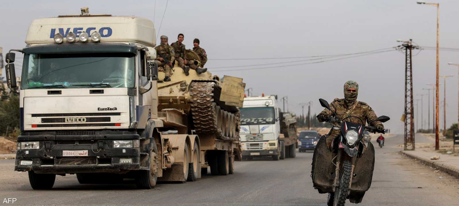 الفصائل المسلحة تتقدم نحو دمشق