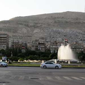 ساحة الأمويين في دمشق موقع مبنى الإذاعة والتلفزيون