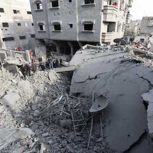 أرشيفية لغارة إسرائيلية على غزة