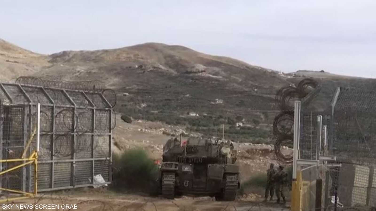 تقدم دبابات إسرائيلية في منطقة الجولان