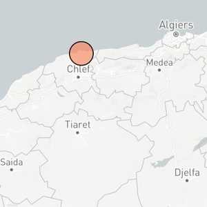 مركز الزلزال كان في ولاية الشلف