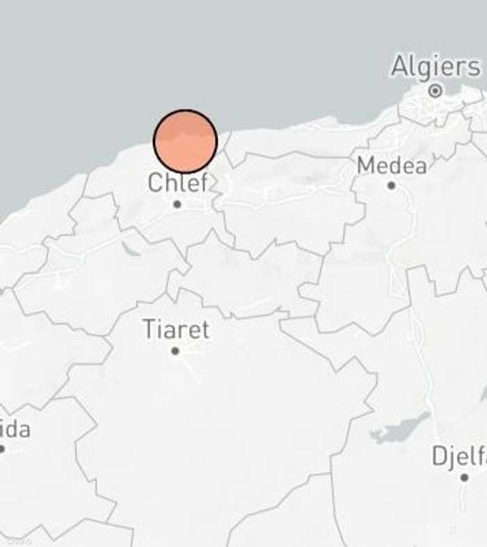 مركز الزلزال كان في ولاية الشلف