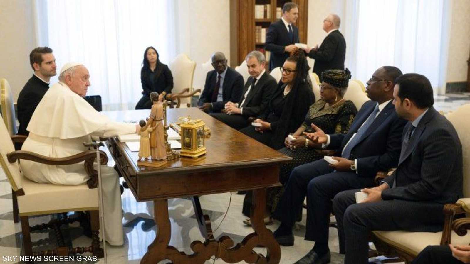 البابا فرنسيس يستقبل لجنة تحكيم جائزة زايد للأخوة الإنسانية