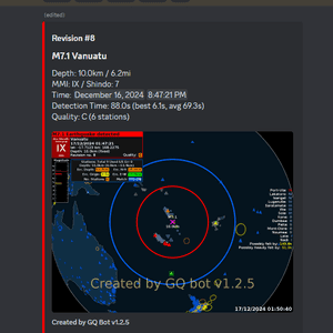 بلغت شدة الزلزال 7.4 درجة
