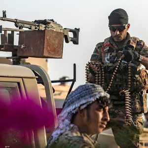 مقاتل من قوات سوريا الديمقراطية