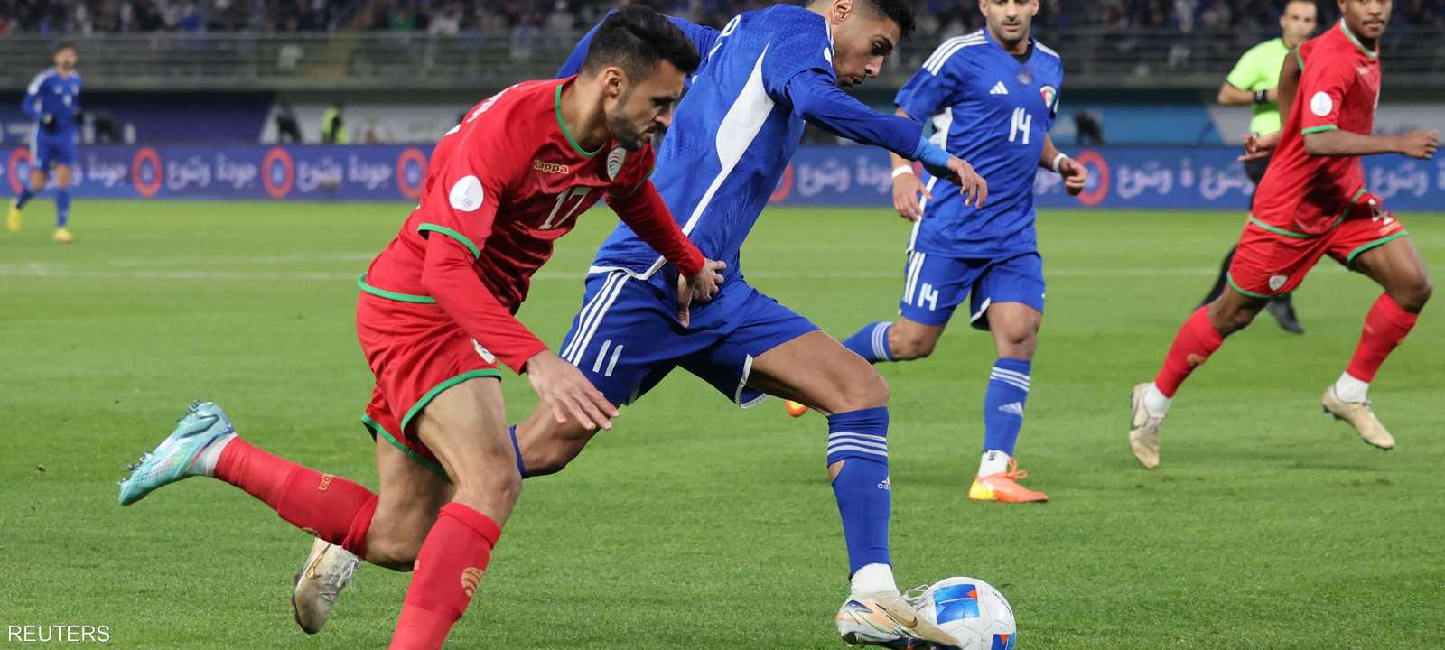 التعادل الإيجابي 1-1 كانت نتيجة الافتتاح بين الكويت وعمان