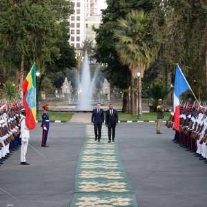 خلال جولة ماكرون مع رئيس وزراء إثيوبيا في القرن الأفريقي