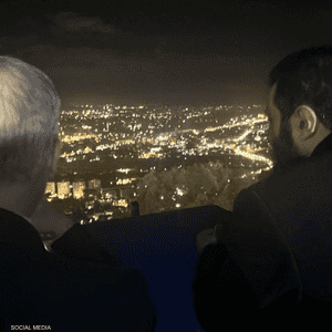 أبو محمد الجولاني وهاكان فيدان في قمة جبل قاسيون