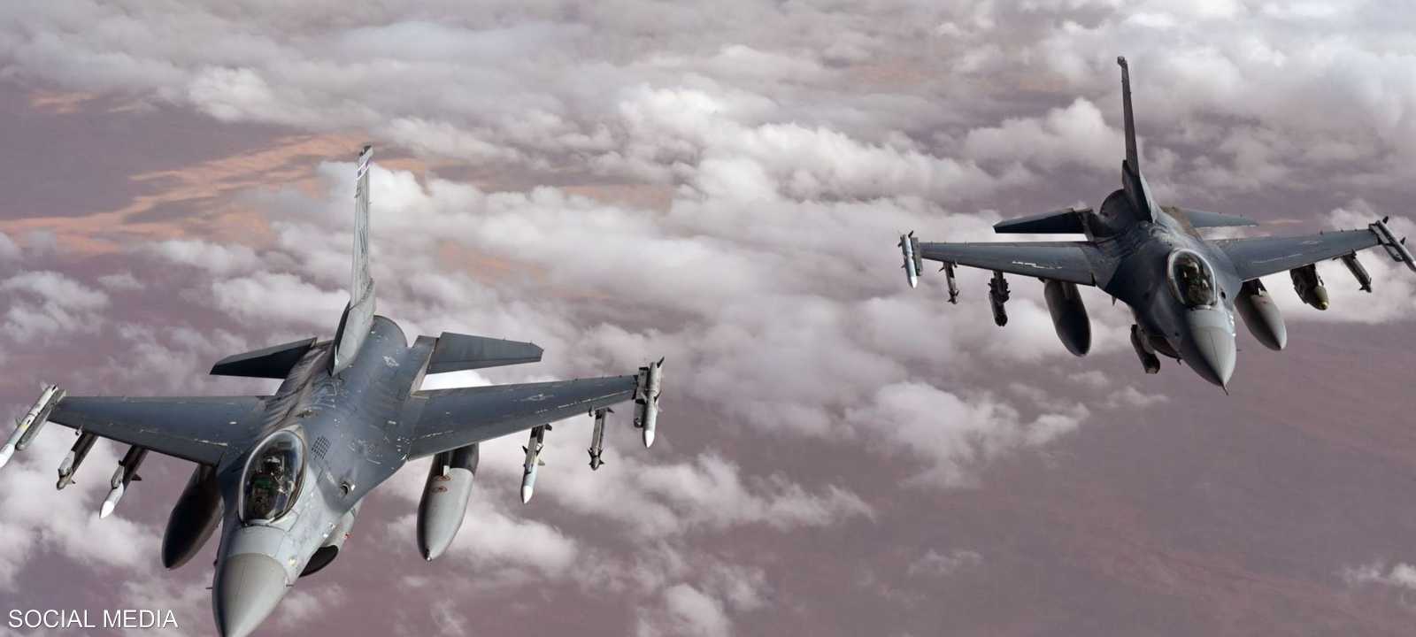 طائرتان من طراز إف-16 تابعتان لقوات "سنتكوم"