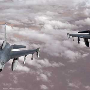 طائرتان من طراز إف-16 تابعتان لقوات "سنتكوم"