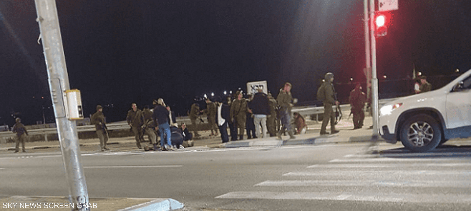 الشرطة الإسرائيلية في موقع الحادث