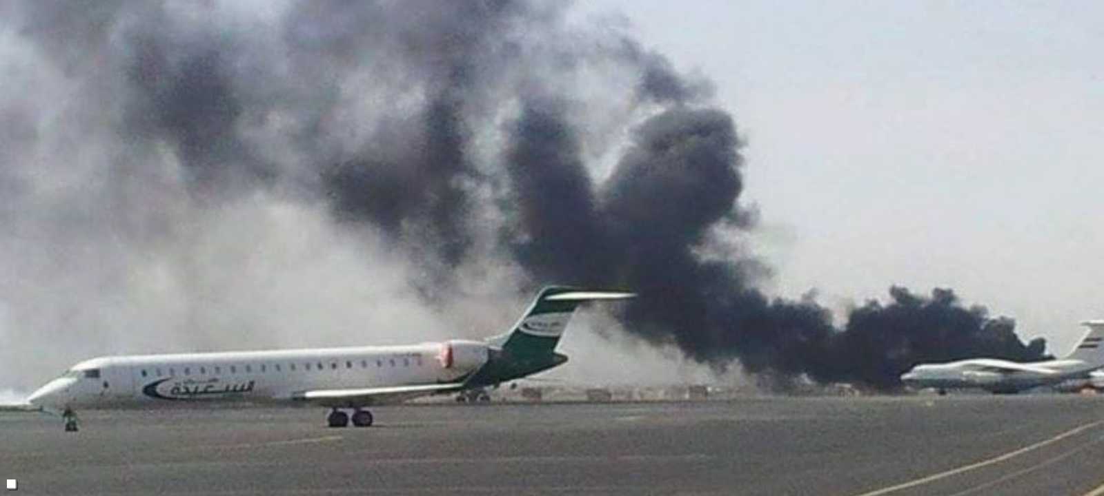 إسرائيل قصقت عدد من الطائرات المدنية بمطار صنعاء