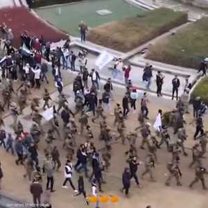 جانب من المسيرة العسكرية