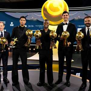 من حفل جوائز "غلوب سوكر" في الإمارات