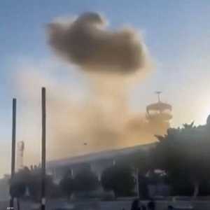 من الغارة الإسرائيلية على مطار صنعاء