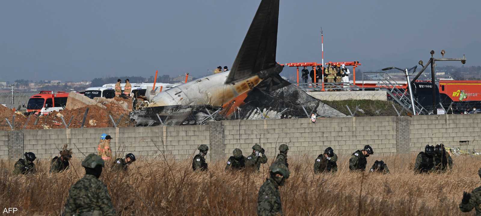 الطائرة الكورية المنكوبة