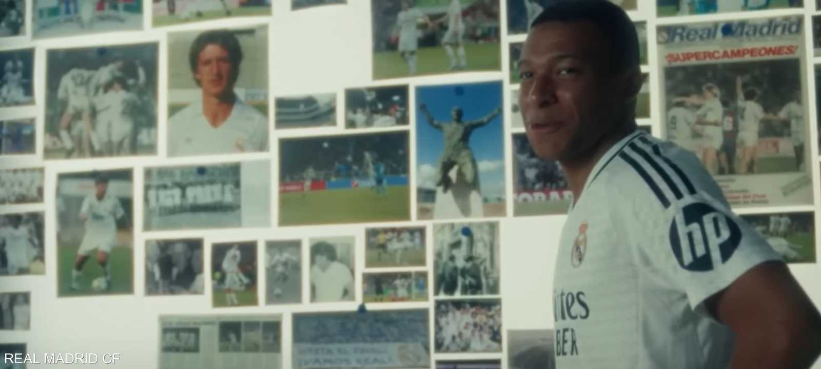 مبابي خلال فيديو الإعلان