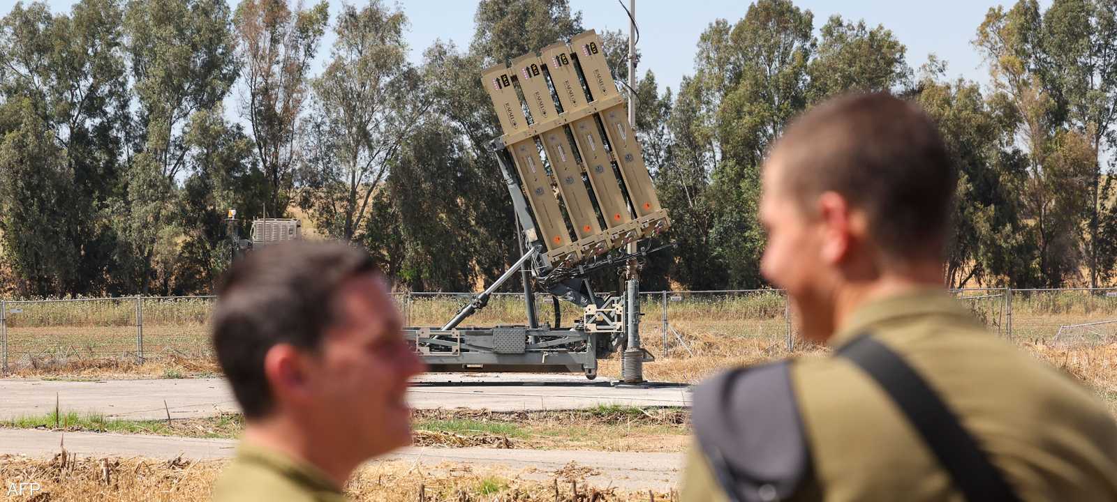 القبة الحديدية الإسرائيلية تتصدى لصواريخ من غزة. أرشيفية