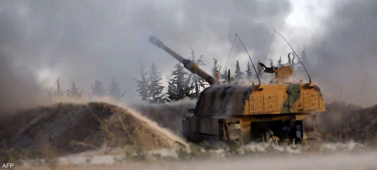 الجيش التركي يقصف مواقع قسد بالمدفعية_أرشيف