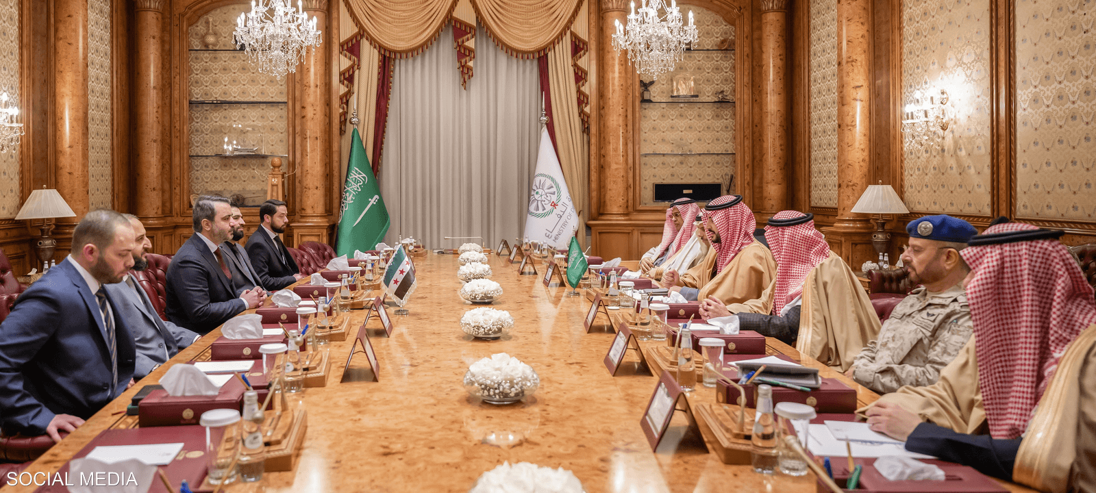 وزير الدفاع السعودي ووزير الخارجية السوري