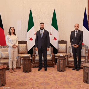 التقى وزيرا خارجية فرنسا وألمانيا بأحمد الشرع