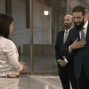 أحمد الشرع خلال استقبال وزيرا خارجية ألمانيا وفرنسا