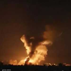 صورة متداولة على الإنترنت للغارات على صعدة