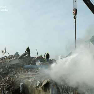 موقع هجوم بطائرة بدون طيار روسية - أرشيفية