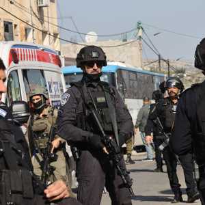 قوات الأمن الإسرائيلية في موقع الحادث