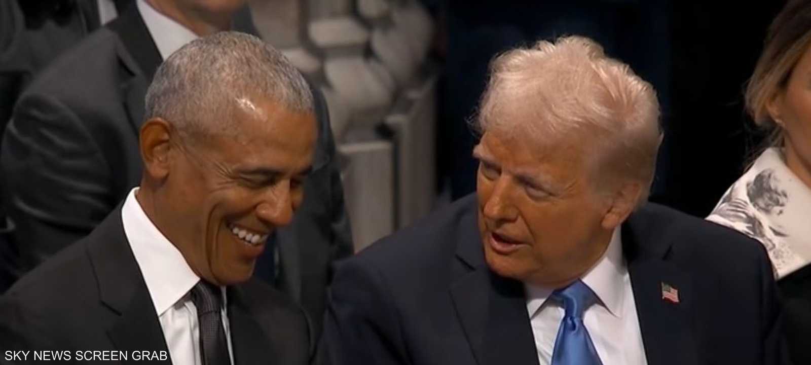 مزاح بين ترامب وأوباما