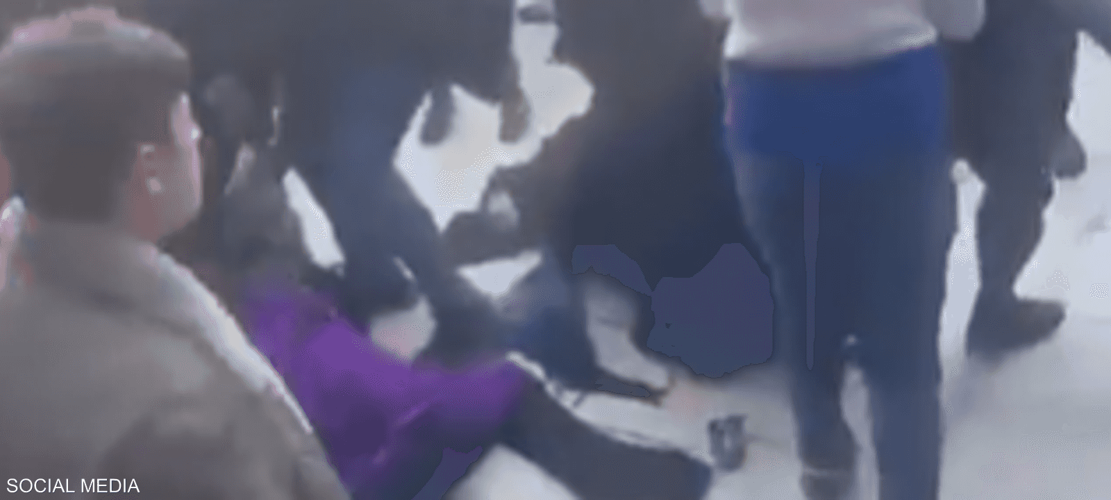 تدافع داخل المسجد الأموي