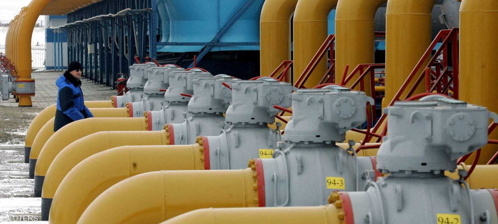 محطة غاز روسية.. أرشيفية