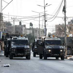 آليات تابعة للجيش الإسرائيلي في الضفة الغربية - أرشيفية