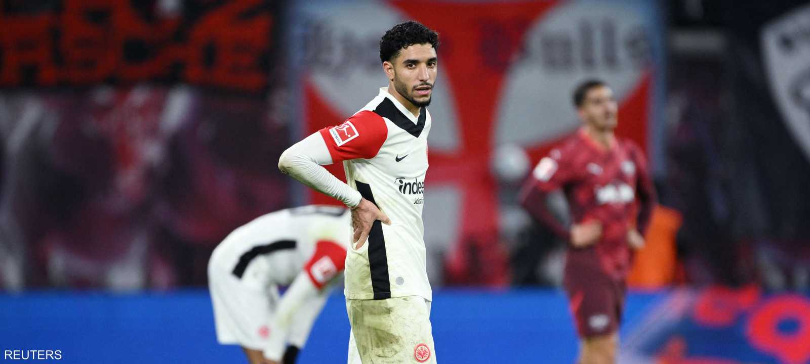 سجل مرموش هدفا لفريقه إينتراخت فرانكفورت في الدقيقة 32