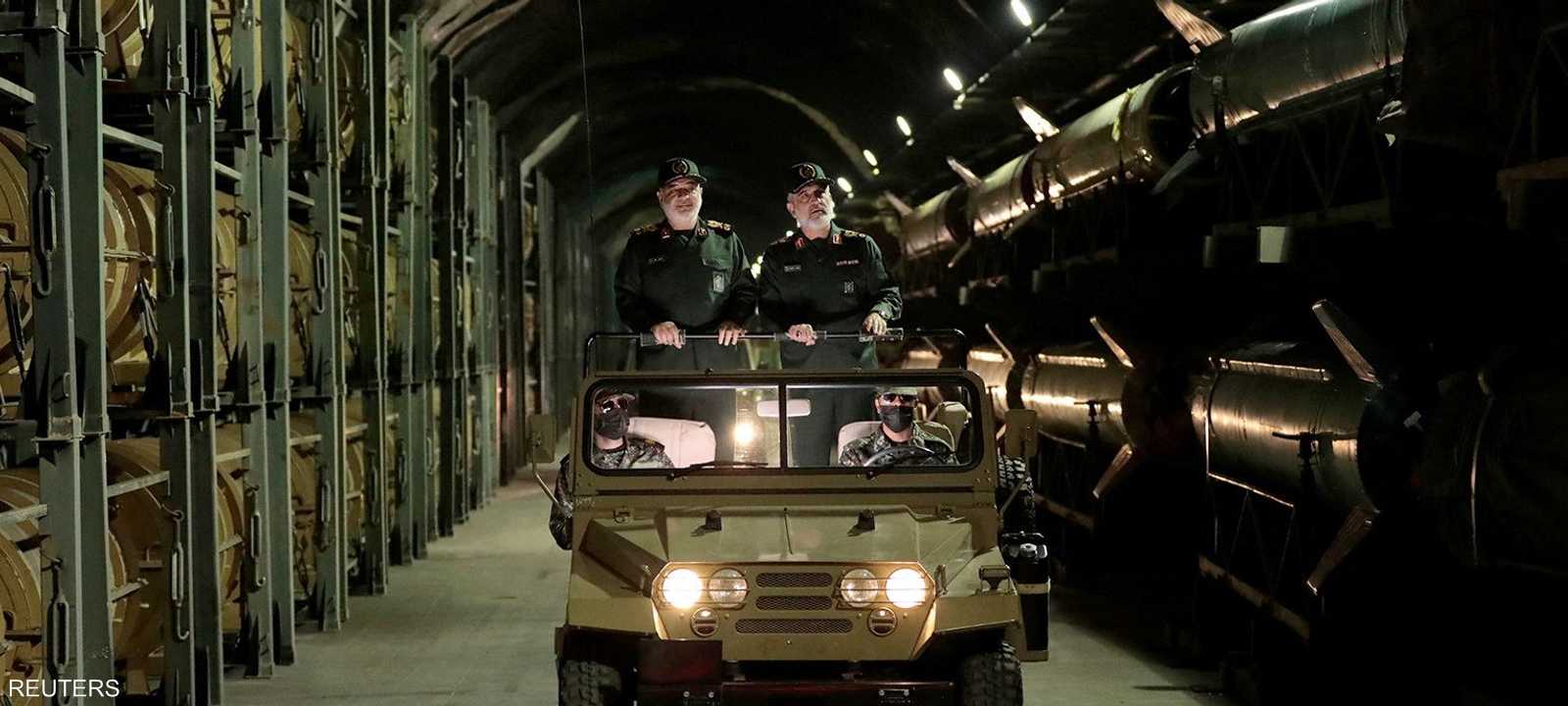 قائد الحرس الثوري الإيراني في مدينة الصواريخ