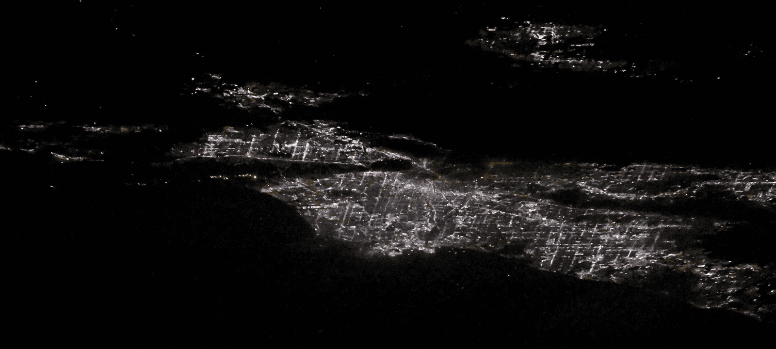 حرائق لوس أنجلوس من الفضاء