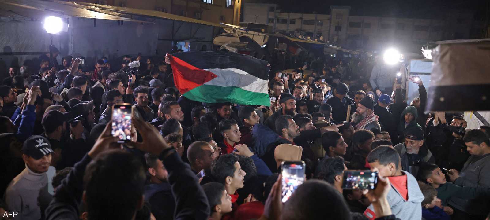 فرحة الفلسطينيين في غزة بالتوصل إلى اتفاق لوقف إطلاق النار