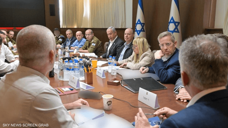 جانب من اجتماع الكابينت