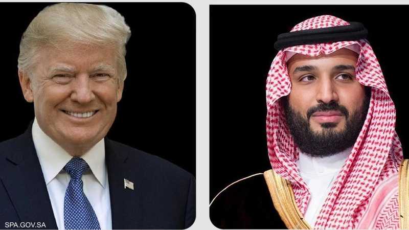 محمد بن سلمان وترامب بحثا أهمية التهدئة في الشرق الأوسط