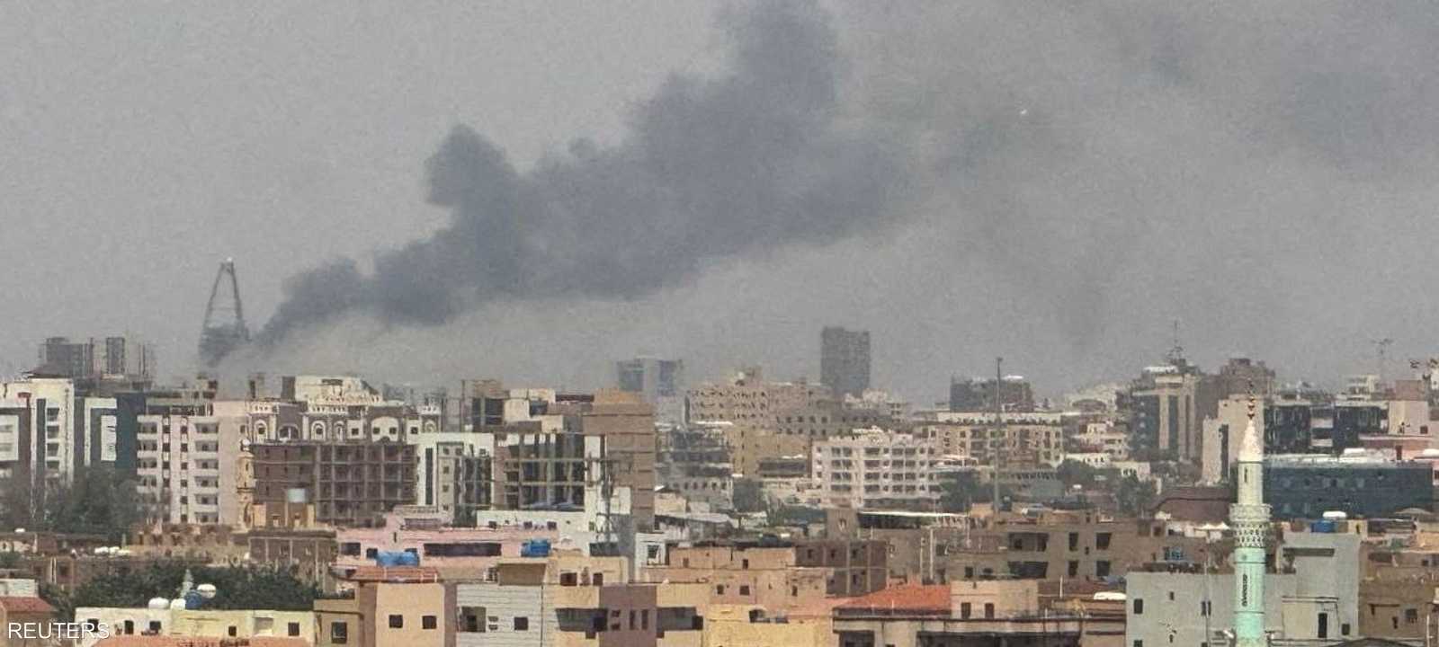 الخرطوم خلال اشتباكات بين قوات الدعم السريع والجيش