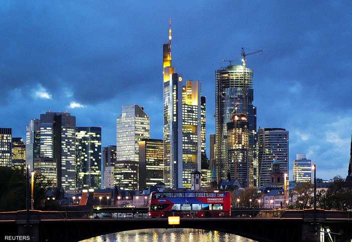 الحي المالي في فرانكفورت - ألمانيا