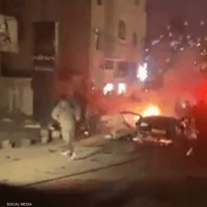 أسفر القصف عن إصابات وصفت بالخطيرة