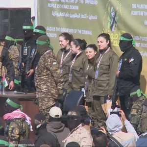 الصليب الأحمر يتسلم المحتجزات الإسرائيليات في غزة