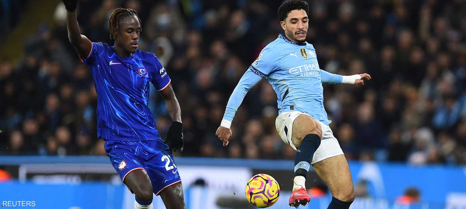 أول ظهور لمرموش في الدوري الإنجليزي مع مانشستر سيتي