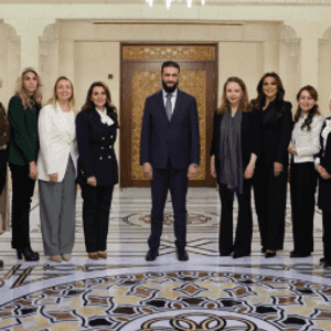 الشرع مع وفد نسائي من الجالية السورية في أميركا