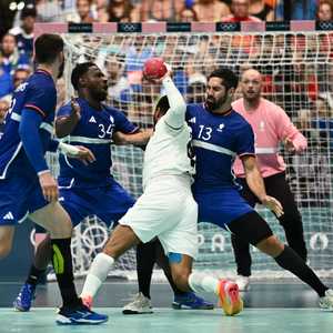 جانب من لقاء مصر وفرنسا في أولمبياد باريس