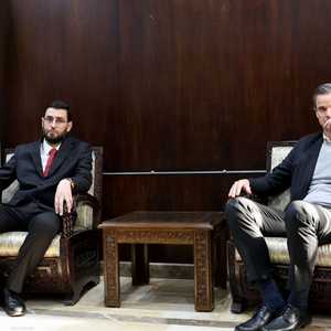 وزير المالية السوري مع الممثل المؤقت لألمانيا في سوريا