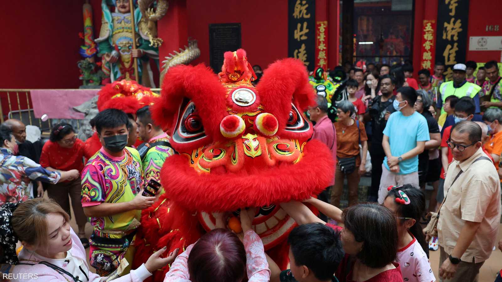 جانب من الاحتفالات في ماليزيا