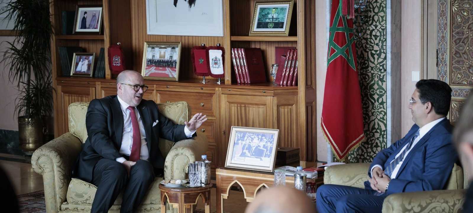 كوينتين خلال مباحثات مع بوريطة