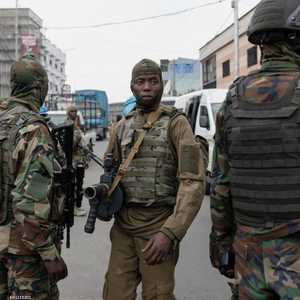 مقاتلون من حركة إم 23 في غوما